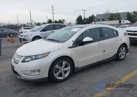 2012 Chevrolet Volt из США, поврежденный, VIN 1G1RF6E47CU120517